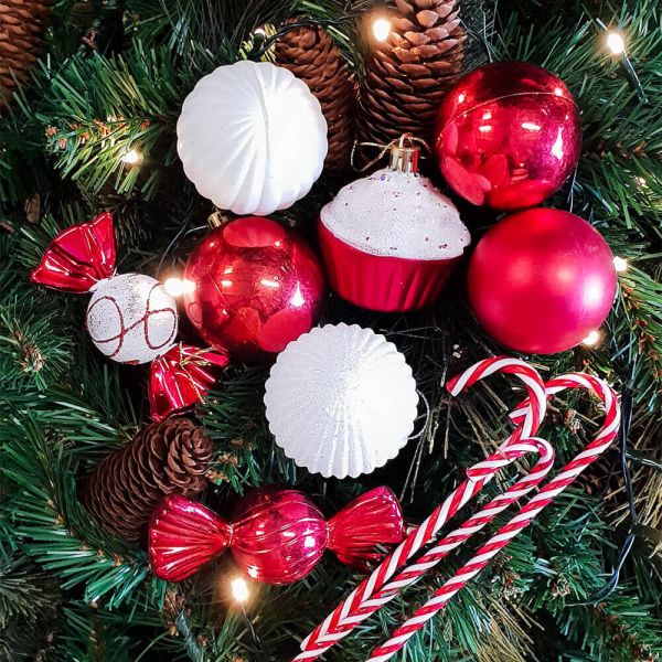 Candy cane decoration