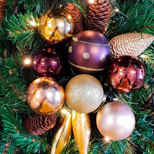 Bronze copper and gold decoration